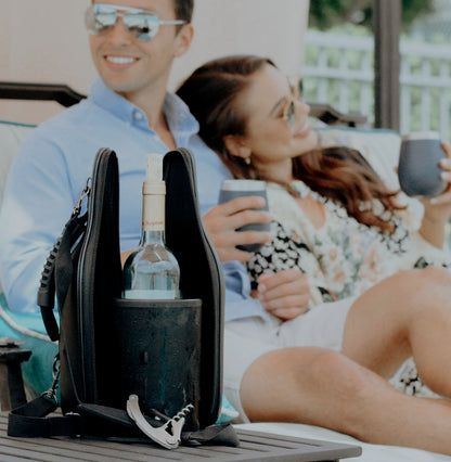 Cloth Wine Tote and Chiller Set
